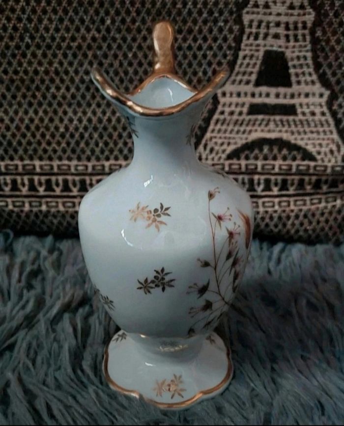 Vase vintage Limoges porcelaine - photo numéro 3