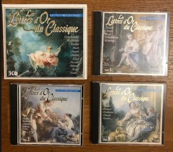 Coffret Lettres d'or du classique 3 CD