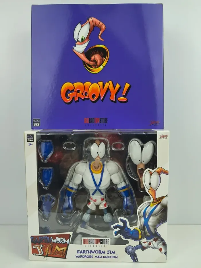 Figurine articulée Earthworm Jim de BigBadToyStore