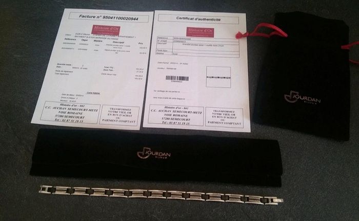 Bracelet acier homme Jourdan