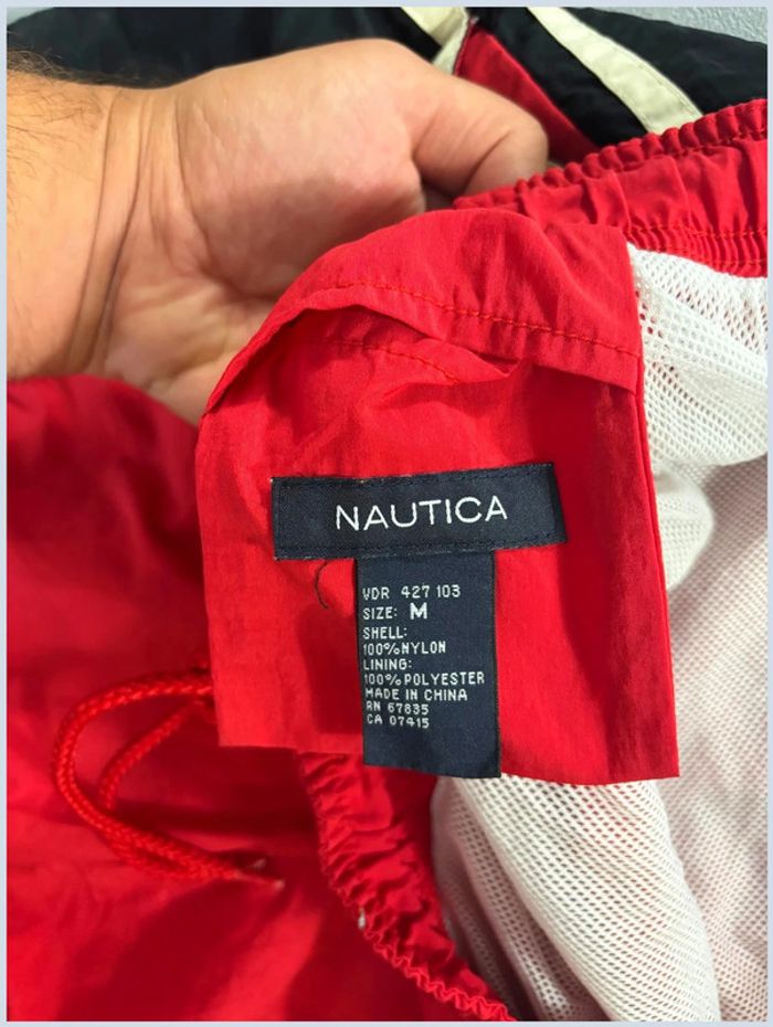 Short de Bain Nautica Taille M rouge blanc et noir - photo numéro 6