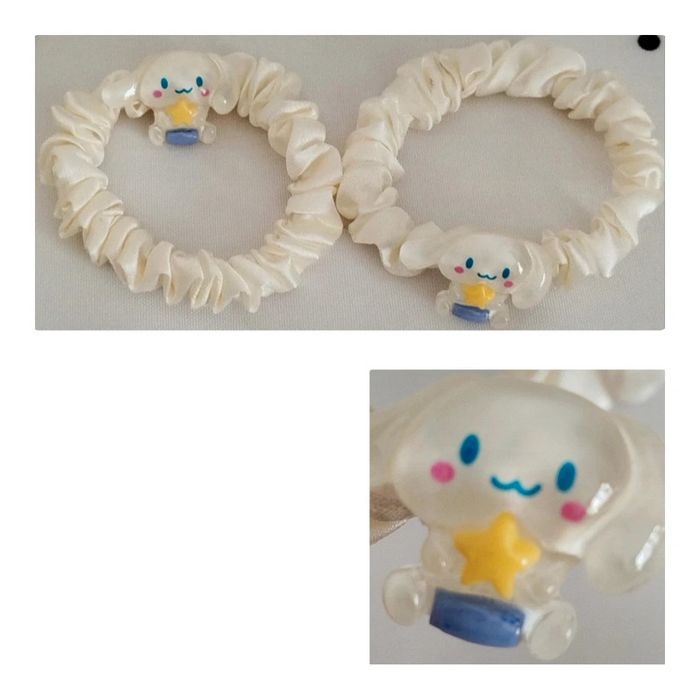 Lot de 2 chouchous Cinnamoroll Hello Kitty neufs