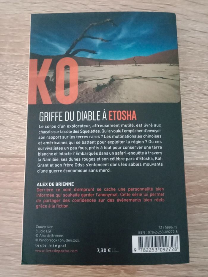 Alex De Brienne 🔹 Griffe du diable à Etosha - photo numéro 2