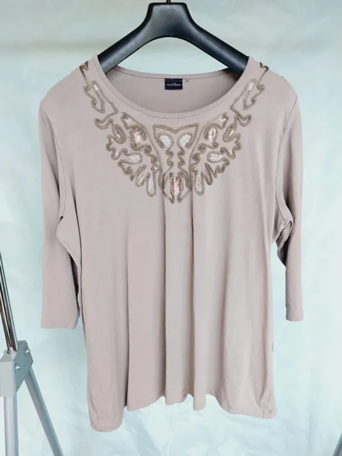 T-shirt manches 3/4 Your Sixth Sense by C&A Taille XL