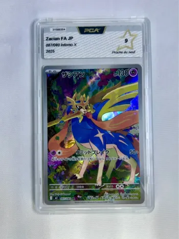 Zacian FA 087/080 – Carte Pokémon Japonaise Gradée