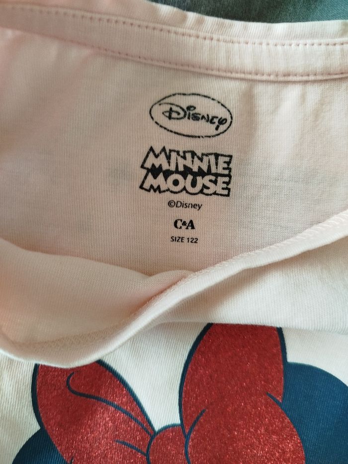 Tee shirt Minnie rose clair - photo numéro 3