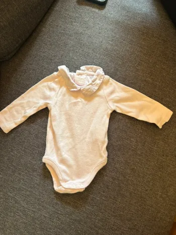 Body fille avec col 1 mois