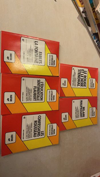 Livre Profil Littérature