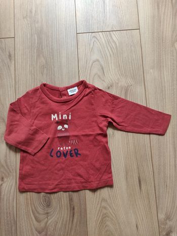 T-shirt manches longues 6 mois Tape à l'oeil