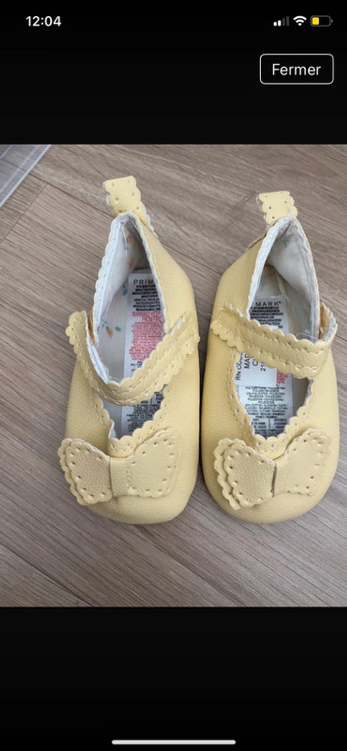 Ballerine bébé 3/9 mois neuve