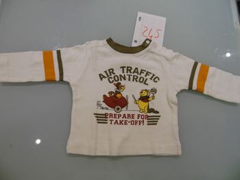 t-shirt 6 mois manche longue disney winnie l'ourson