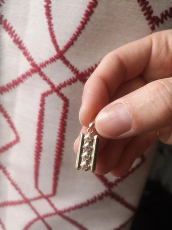 Pendentif plaqué or