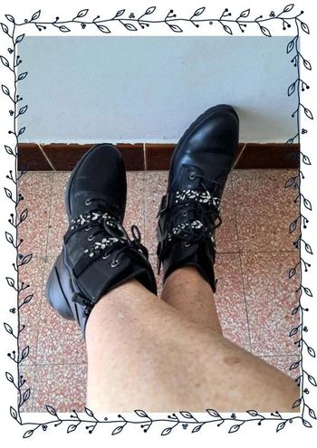 Bottines avec perles