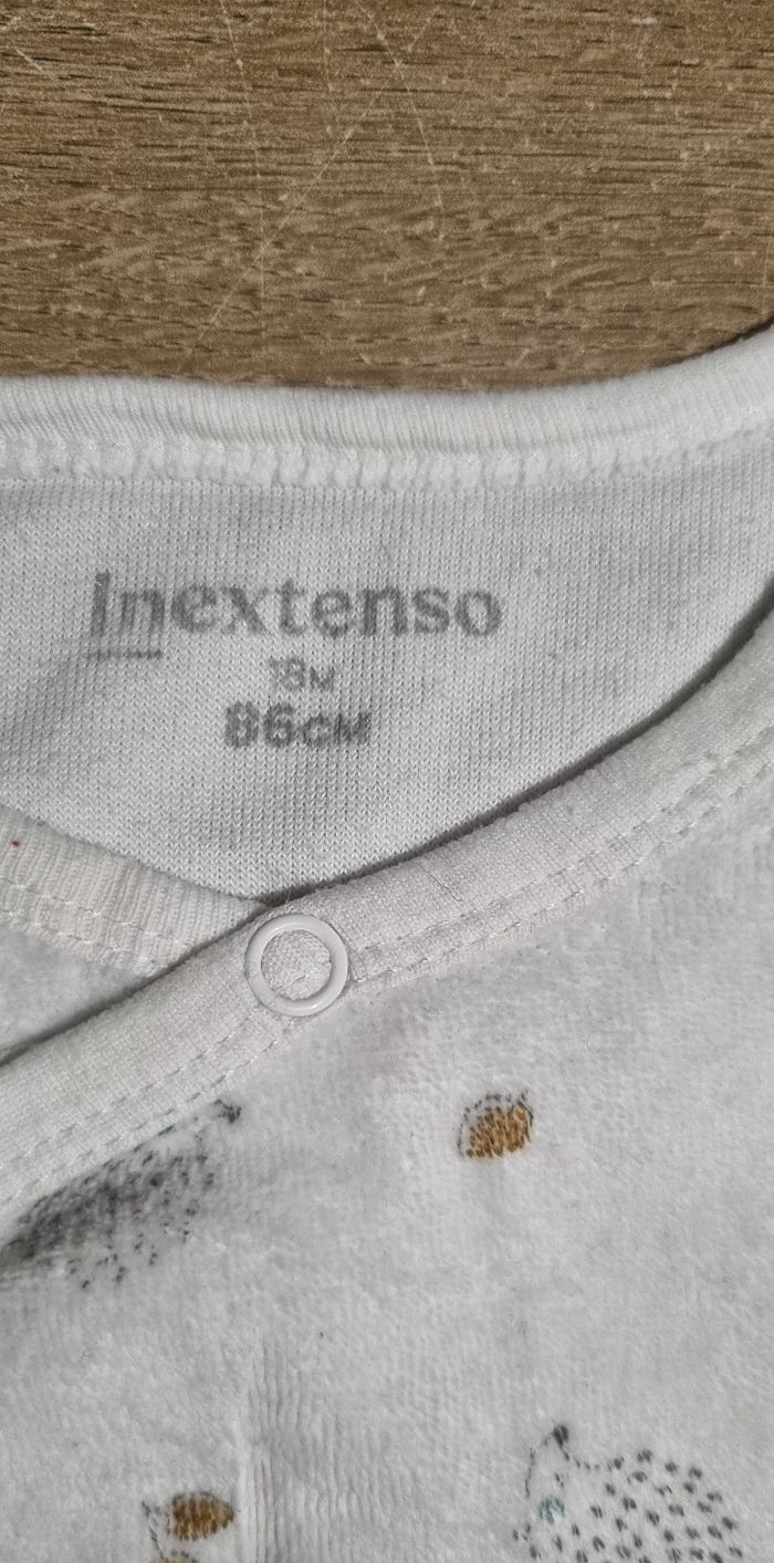 Pyjama velours 24 mois 🦔 - photo numéro 4