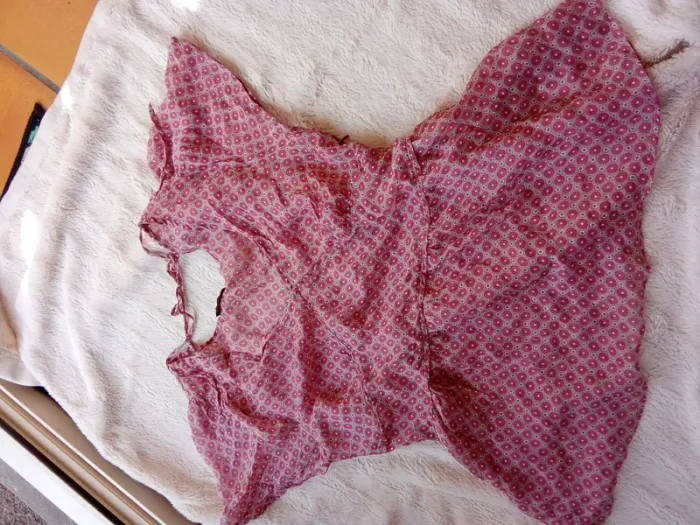 Joli haut en soie 🔸 Chipie 🔄 - photo numéro 3