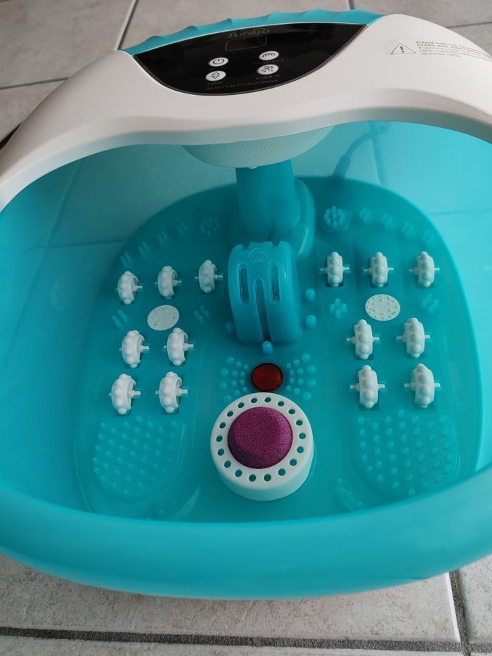 Bain de pieds chauffant, massant, lampe infrarouge – Quasi neuf - photo numéro 2