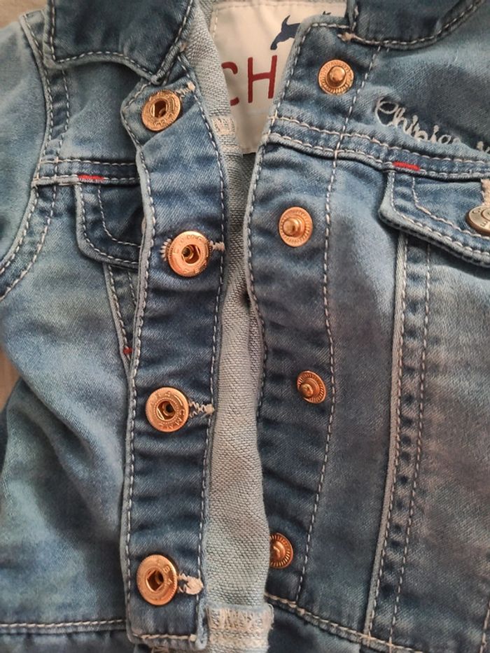 Veste en jean chipie 6 mois. Tbe - photo numéro 6