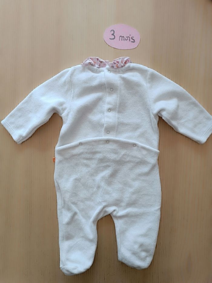 Pijama velours 3 mois - photo numéro 3