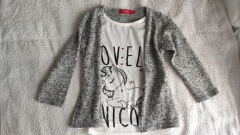 T-shirt manche longue licorne
