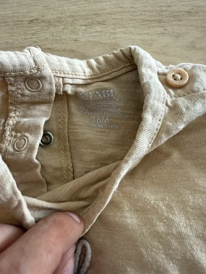 Ensemble T-shirt manches longues et jean slim déchiré - 2/3 ans - photo numéro 4