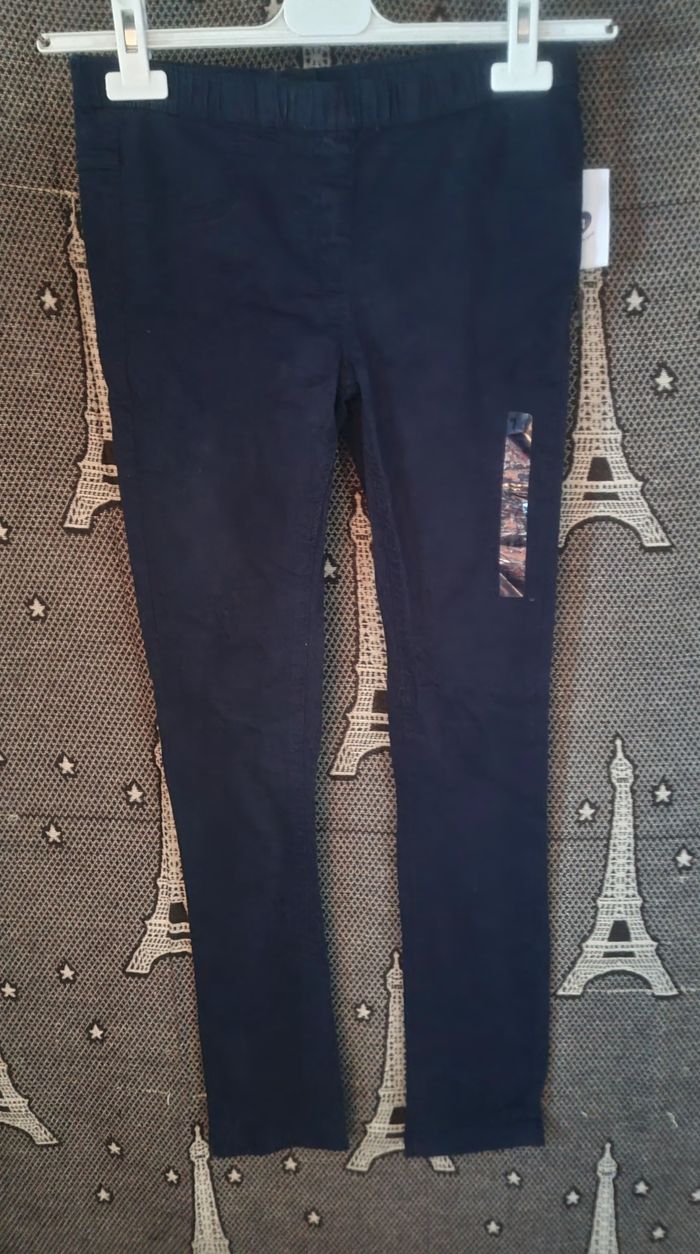 Pantalon marine élastique à la taille Punkidz 14ans neuf - photo numéro 1