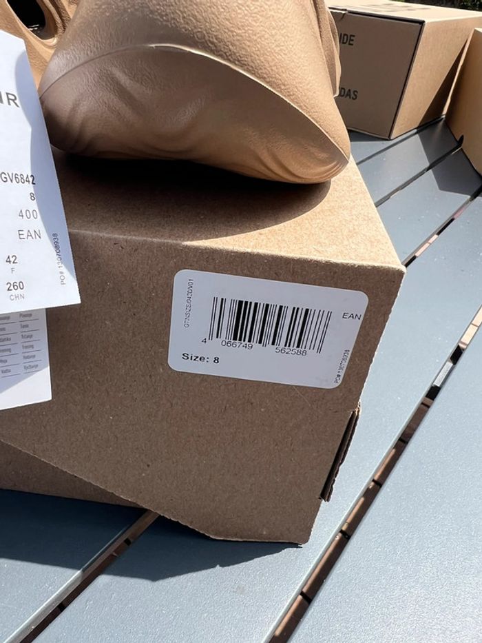 Yeezy Foam RNR Mx Cinder (marron, noir, bleu) - taille 42 - photo numéro 4