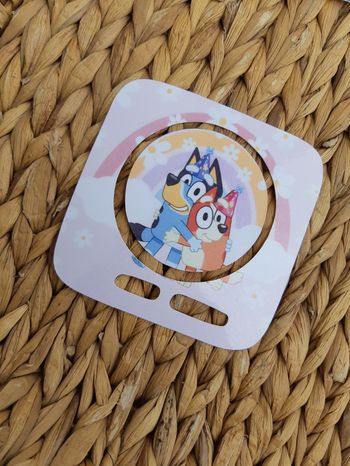 Stickers protection toniebox bluey rose 
