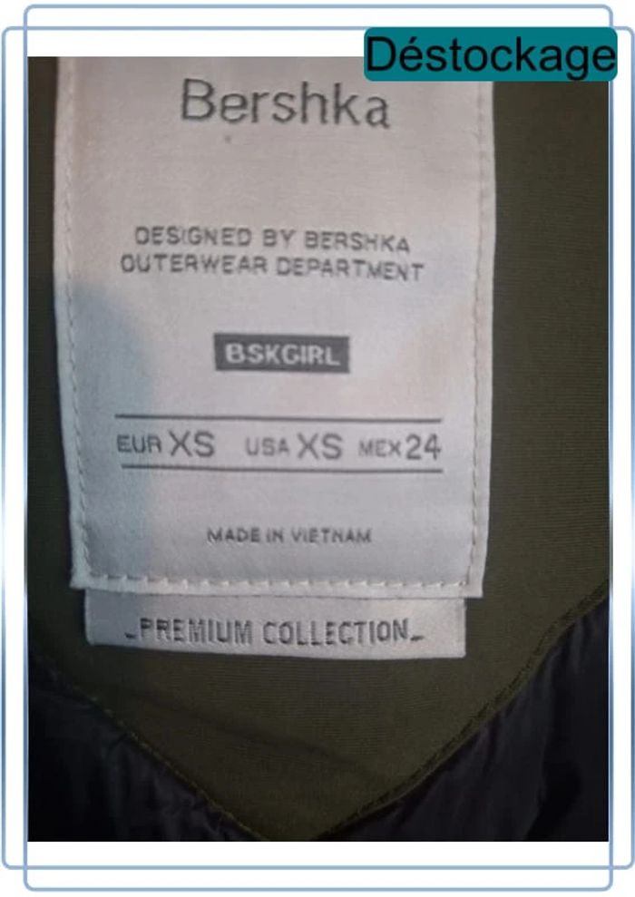 Blouson bershka femme -kaki - taille XS - photo numéro 13