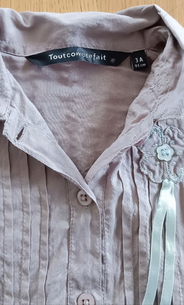 Chemise Tout Compte Fait 3 ans 94 cm fille - photo numéro 4