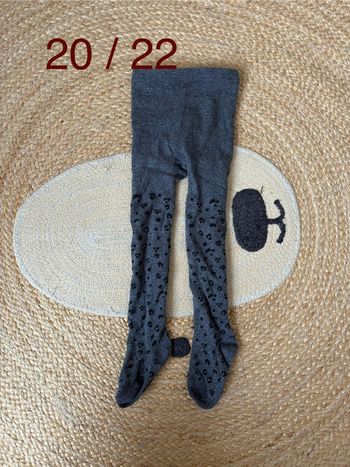 Collant gris foncé léopard Kiabi 20 / 22