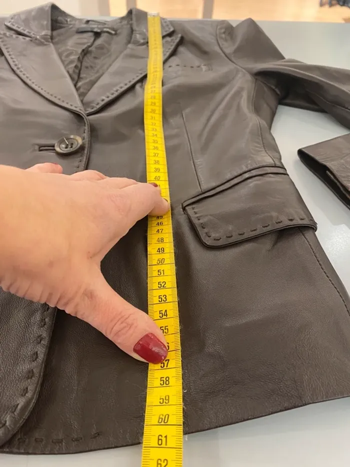 Veste en cuir véritable - photo numéro 11