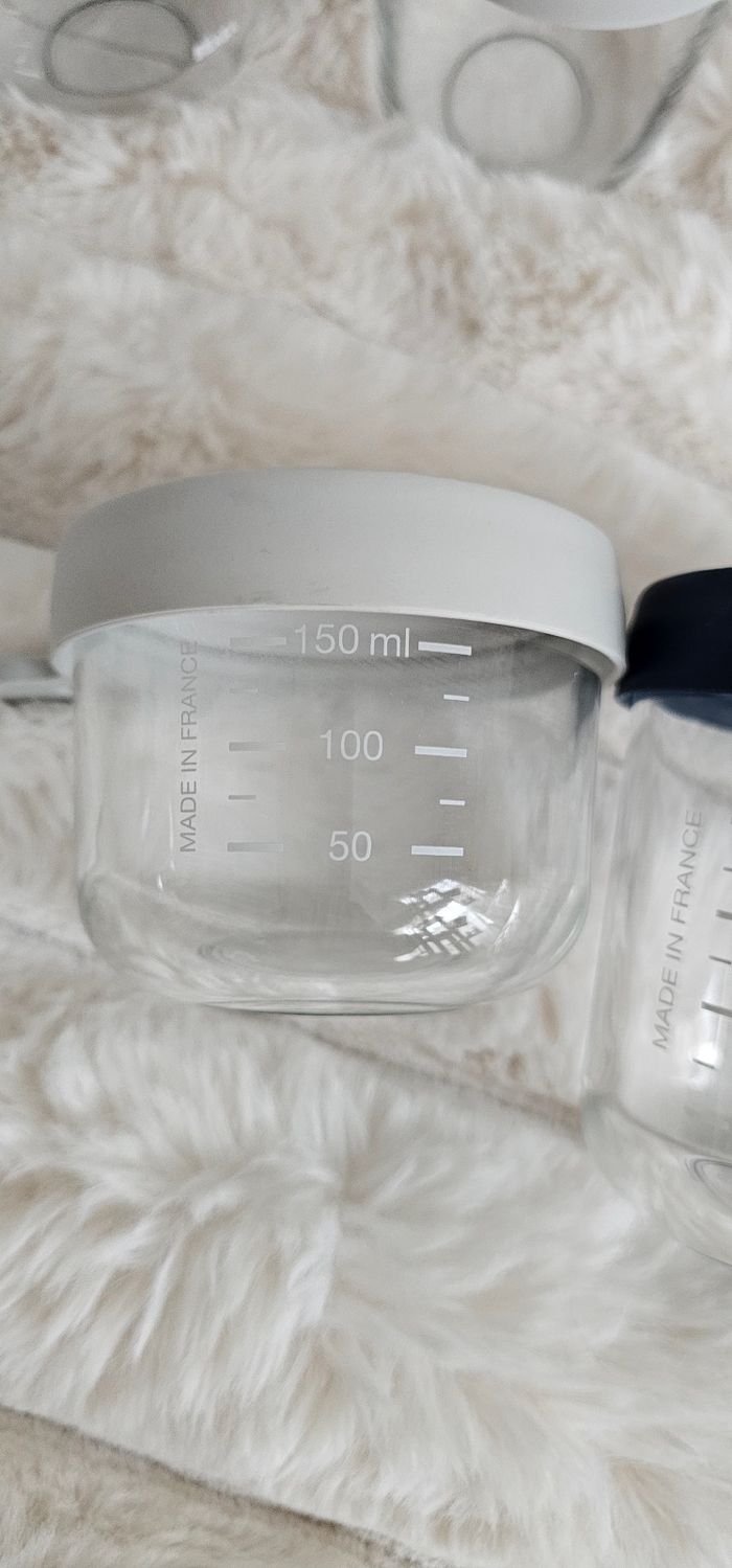 Lot de 8 pots en verres Béaba différents formats - photo numéro 7