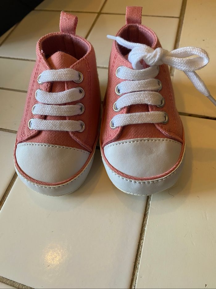 Chaussure rose semelle souple