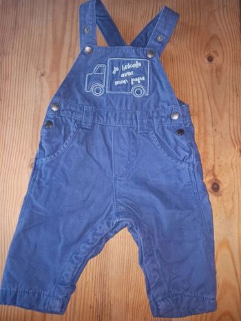 Salopette garçon - 6 mois (67cm) - Du Pareil Au Meme