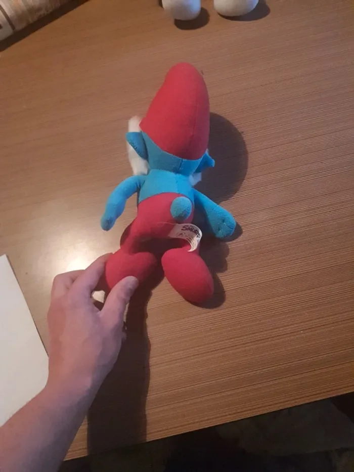 Lot de 2 peluche schtroumpf - photo numéro 3