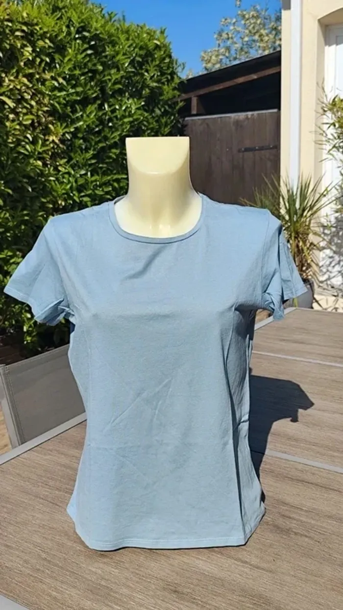 Tee shirt bleu T38 - Kiabi