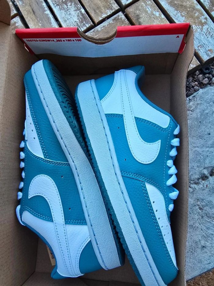 Basket nike dunk bleu et blanche - photo numéro 7