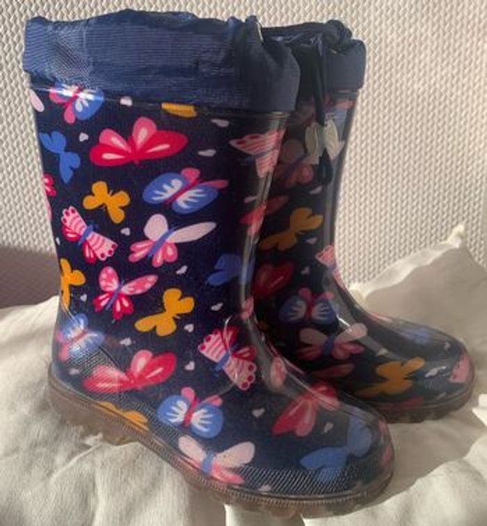 Bottes pluie papillons - photo numéro 4