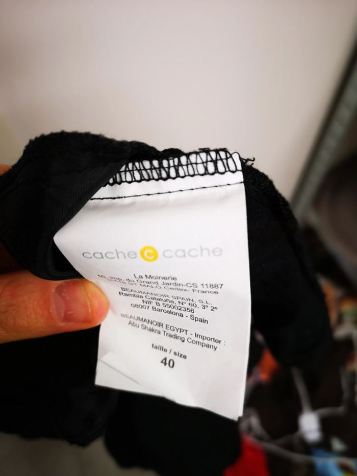 Robe cache cache noir 40 - photo numéro 2