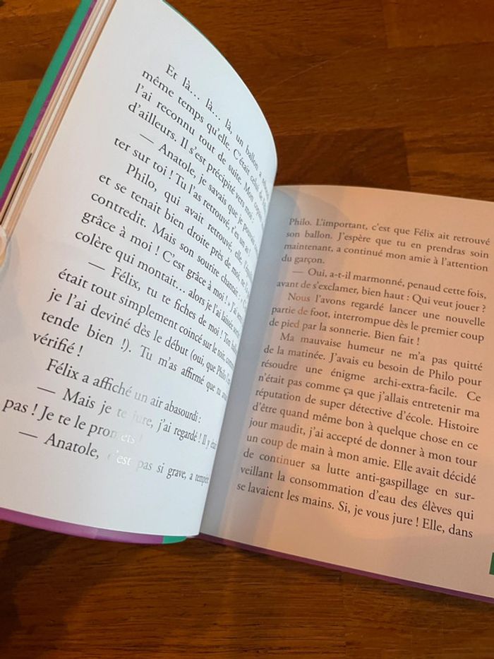 Livre Auzou romans Pas de géant Dès 9 ans Les enquêtes d’Anatole Bristol Voler n’est pas jouer - photo numéro 7