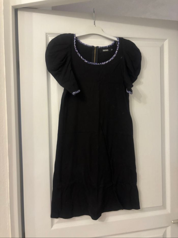 Robe noire manches courtes Lynn adler S