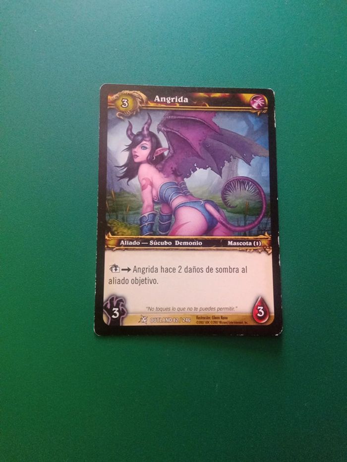 Carte World of Warcraft Espagnole