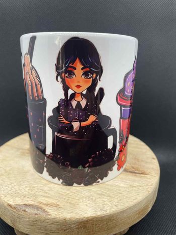 🖤 Mug Mercredi Addams – Automne Gothique & Cosy