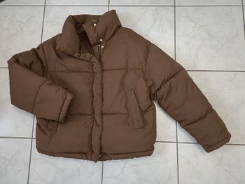 Doudoune marron femme