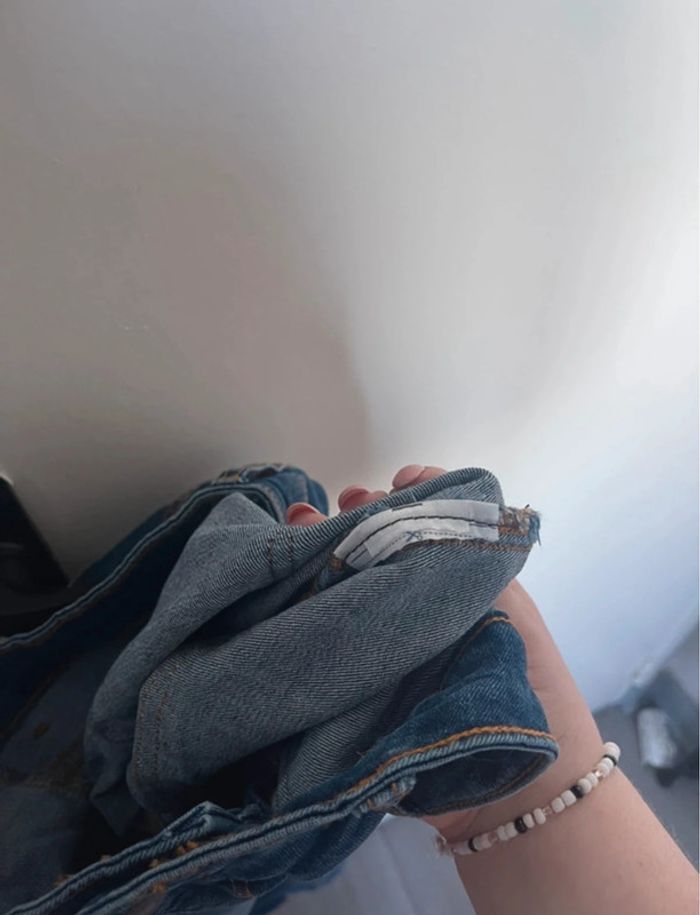 Jean slim taille 38 en très bon état marque Kiabi - photo numéro 5
