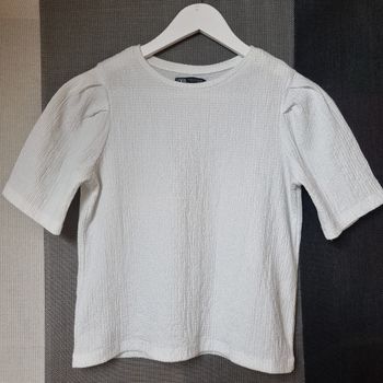 Top Zara Gauffré