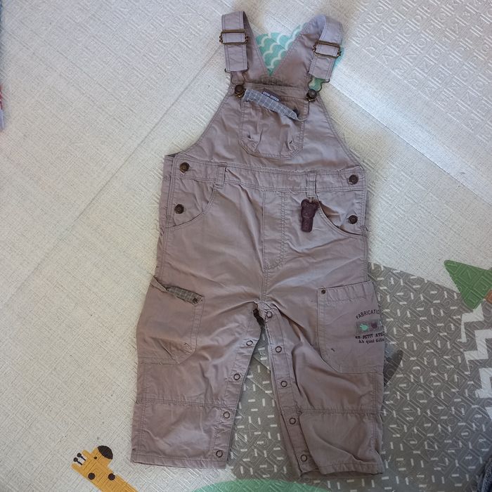 Ensemble Gilet, tee-shirt, salopette Sergent Major,  18 mois - photo numéro 8