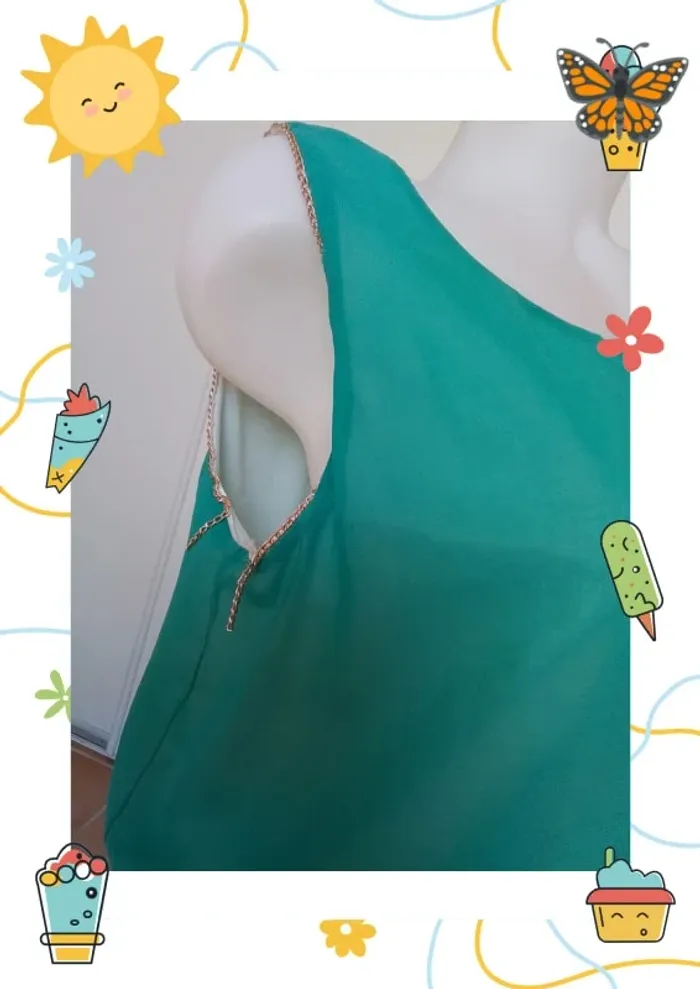 Robe voile verte - photo numéro 3