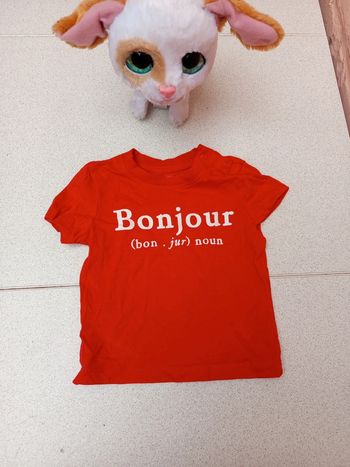 T-shirt taille 6/9mois