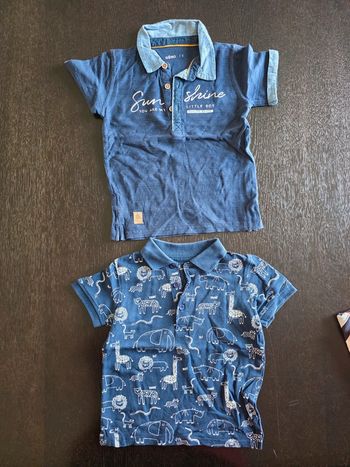 2 polos Gemo en 3 ans